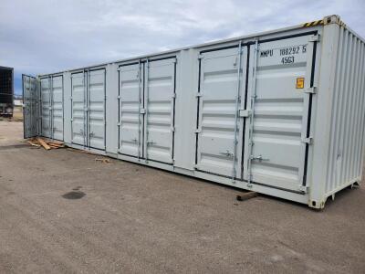 40' Conex Shipping Container With (4) Side Doors
