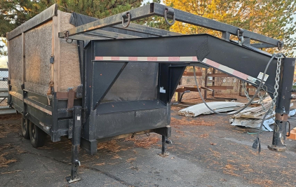 2017 TNT DUMP TRAILER - 14FT GOOSNECK!