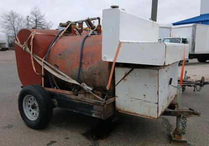 9' Utility Trailer W/ (4) Fuel Tanks