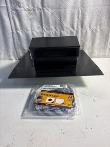(1)Broan-NuTone 634 galvanized steel roof cap with a black electrically-bonded epoxy finish (1) FastCap Peel & Stick Screw Cover Caps