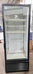 (1) Royal Vendors Commercial Display Refrigerator Unit W/ Adjustable Shelves