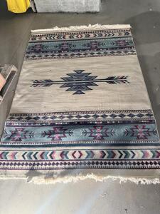 Grand Legacy Aztec Eggs Area Rug, 5' x 7', 100% Olefin, Made in USA