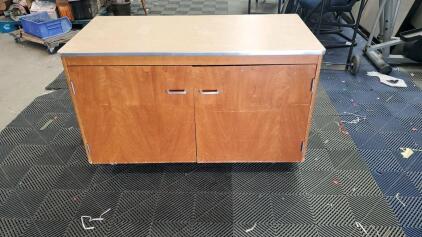 Rolling Cabinet 48.25"x24"x 30"