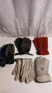 (5) Assorted Gloves