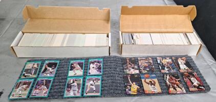 (1) Box Of Assorted Baseball Trading Cards & (1) Box Of Assorted Basketball Trading Cards