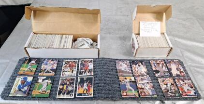 (1) Box Of Assorted Baseball & Basketball Trading Cards & (1) Box Of Assorted Baseball Trading Cards