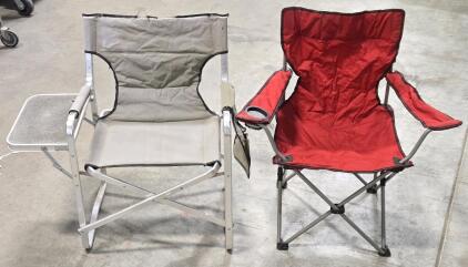 (2) Folding Camping Chairs