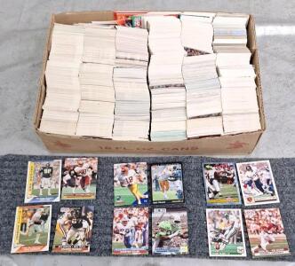 (1) Box Of Assorted Football Trading Cards