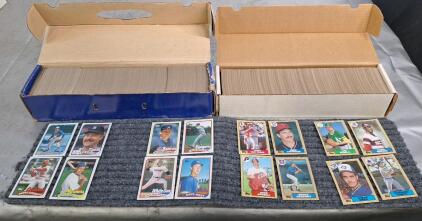 (2) Boxes Of Assorted Baseball Trading Cards