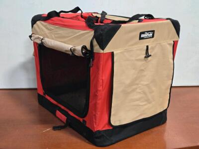 Elitefield Large Folding Pet Kennel w/ Carry Bag - 24"H x 30&frac12;"L x 21"W