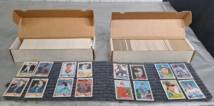 (2) Boxes Of Assorted Baseball Trading Cards