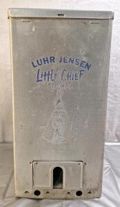 (1) Vintage Luhr Jensen Little Chief Smoker, 120V Electric Smoker, Works, 12"W x 12"D x 24"H