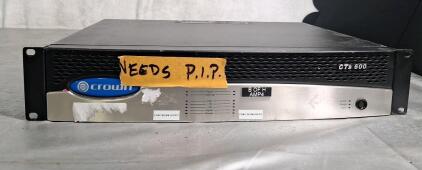 (1) Crown CTs 600 Power Amplifier