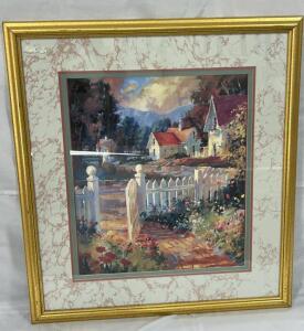(1) 29&rdquo;x32&rdquo; Print of "A Country Life" By Steve Songer