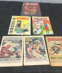 (5) Vintage Comic Books