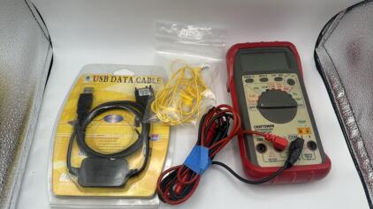 Craftsman Multi Meter, USB Data Cable , Corded Headphones