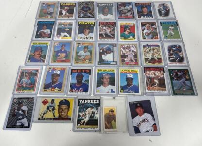 Assorted Baseball Card Consisting Of Big Names Like Don Mattingly , Millie Wilson, Nolan Ryan & Hall Of Famers , Inserts & More