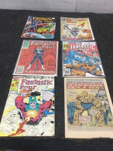 (6) Vintage Fantastic Four Comics