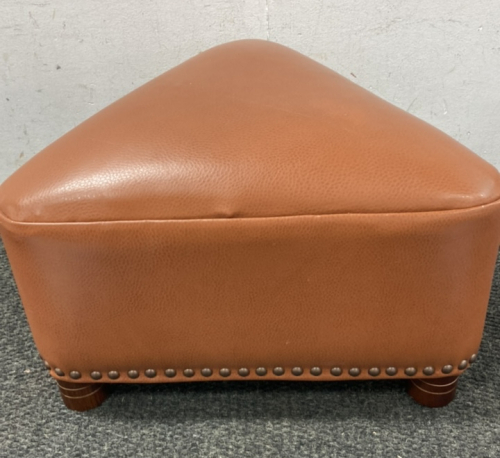 Small Brown Triangle Footstool