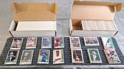 (1) Box Of Assorted Baseball Trading Cards & (1) Box Of Assorted Basketball, Baseball & Football Trading Cards