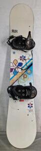 (1) Salomon Surface 154 Snowboard W/ Burton Bindings