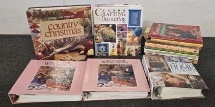 (12) Assorted Crafting Books- Fall, Christmas, And More