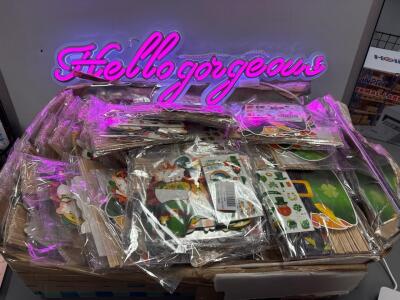 A Big Bundle Of St. Patrick&rsquo;s Day Clover Garland W/ A Hello Gorgeous LED Light!