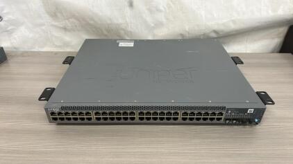 Juniper EX3400-48P Ethernet Switch, 48 Ports, PoE+, SFP+ Uplinks, SN: NY3619520978