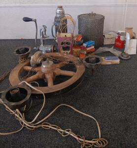 Antique Chandelier, Wheel Bearings, Super Starting Battery And More