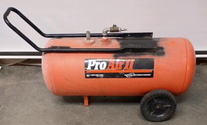 DeVilbiss Pro Air II 25-gallon Portable Electric Air Compressor.