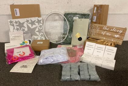 ALL NEW!!! Light Up Glass Goth Sign, Electric Fence Energizer, Food Sensitivity Test, Women&rsquo;s Clothes, Body Wash Towel, Builder Gel, Tissue Box Cover And More