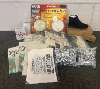 Girls Size 12 Boot, Decorative Silver Bells, And More