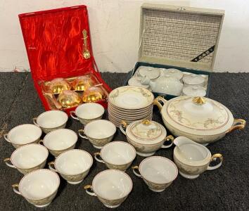 Vintage-Style Tea & Lunch Glassware Sets