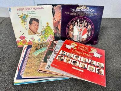 Vintage Vinyl Records Including: Christmas, The Statler Brothers, Anne Murray, and More