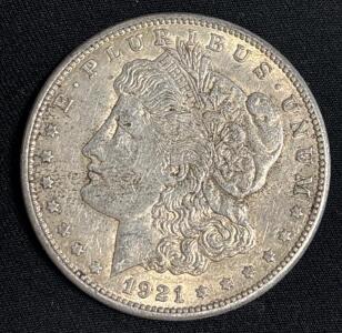 1921-S Morgan Silver Dollar Coin