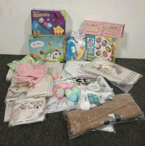 Get The Jump Start On Easter! Easter Decor, Egg Painting Kit, Air Dry Clay Kit, And More!
