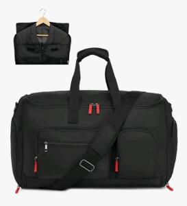 seyfocnia Travel Garment Duffle Bags, Carry On Garment Bag for Men Women, 2 In 1 Convertible Hanging Suitcase Garment Bags with Shoe Compartment