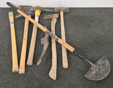 Axes, Sledgehammer, Half Moon Edger And More