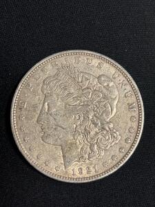 1921-D Morgan Silver Dollar Coin
