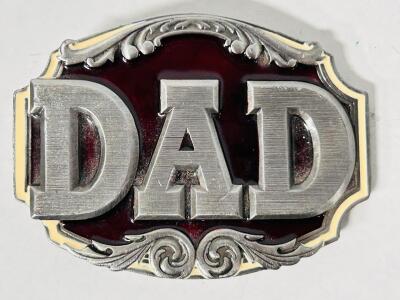 1987 Siskiyou Belt Buckle M-50 'DAD' Design, Williams Oregon