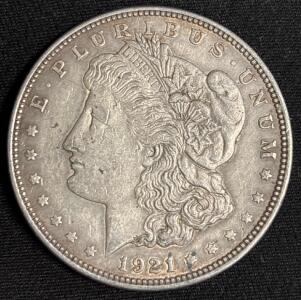 1921 Morgan Silver Dollar Coin