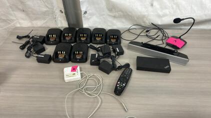 (1) Apple Computer Charger (7) Motorola Charging Stations & More