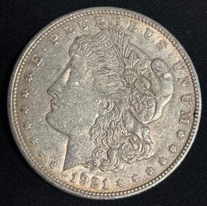 1921-D Morgan Silver Dollar Coin