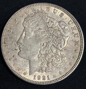1921-D Morgan Silver Dollar Coin