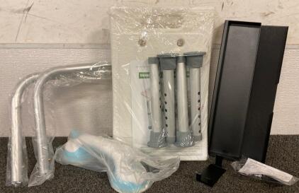 ALL NEW!!! Adjustable Shower Stool With Suction Feet And Storage Holder for Dyson Airwrap Styler Accessories