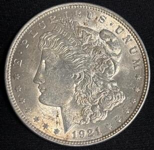 1921 Morgan Silver Dollar Coin