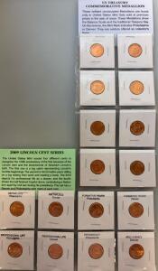 2009 Lincoln Cent Series, US Treasury Commemorative Medallion