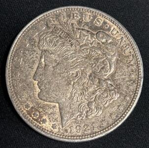 1921-D Morgan Silver Dollar Coin