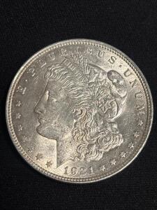 1921 Morgan Silver Dollar Coin