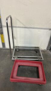 (1) Silver 2.5&rsquo;x2&rsquo; Metal Moving Dolly (1) Plastic 1.5&rsquo;x2&rsquo; Red Furniture Dolly